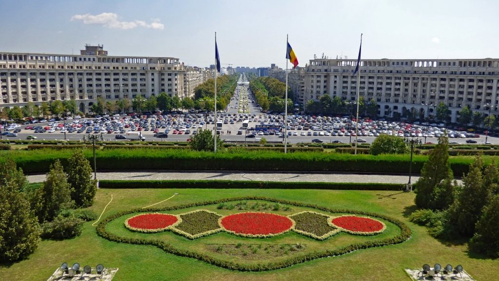 Bucarest et le parlement