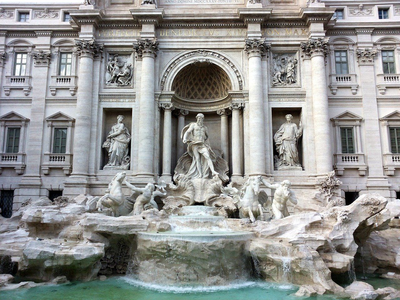 Rome La fontaine de Trevi